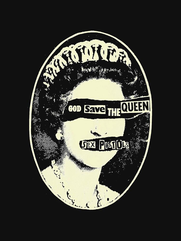 Queen vintage god save the queen retro vintage punk rock Essential T-Shirt