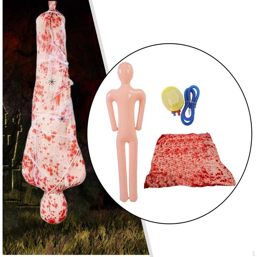 Хэллоуин Реквизит для украшения трупа Надувной манекен-орнамент Реквизит Лежащий труп для