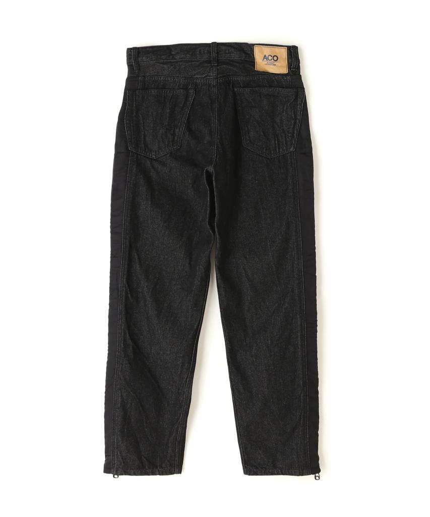 AVIREX CROSSOVER 5POCKET DENIM PANTS men's 2XL 010 black 783-4211003