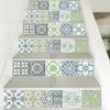 Bohemian Wall Panels Sticker Set - 10pcs Waterproof Peel & Stick Backsplash for Kitchen/Bathroom Renovation (Removable Art)