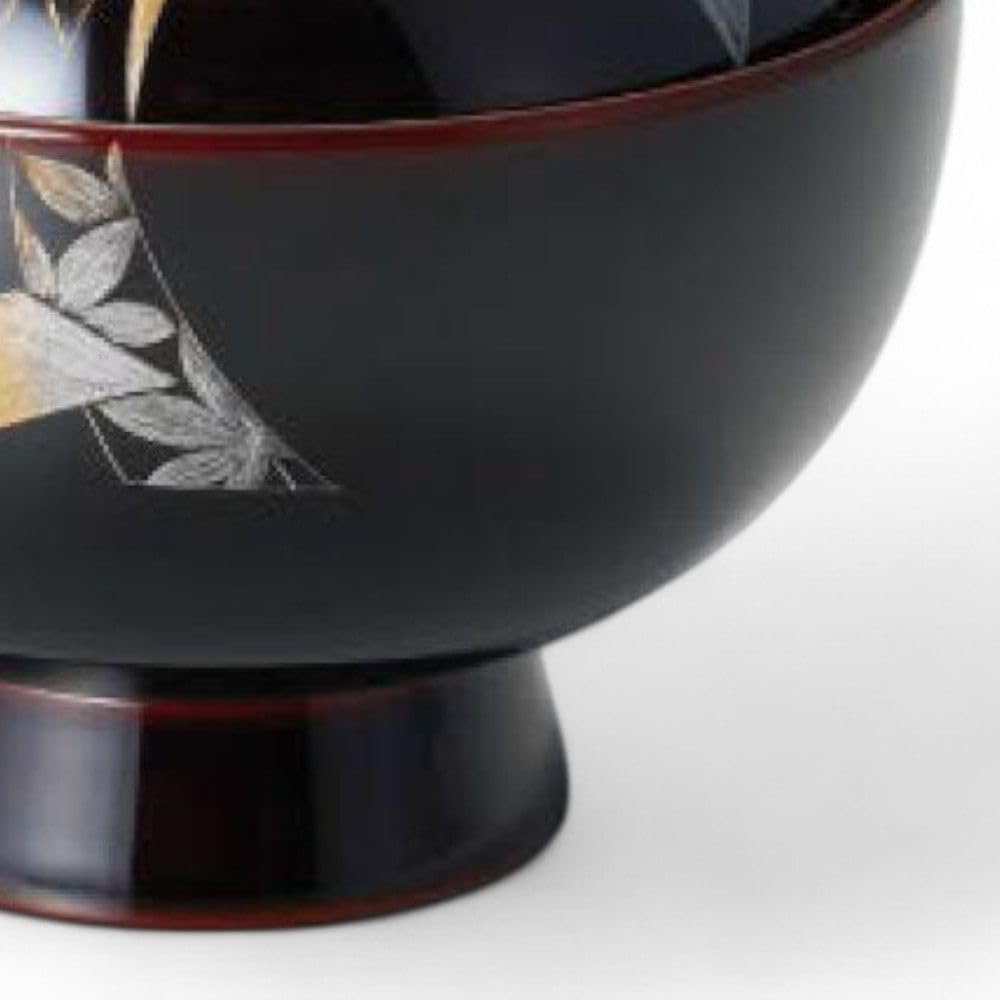 Lacquerware with Genuine Made in Japan J-kitchens Bowl, Wooden, Hand-painted, Lacquer, PID-526875,