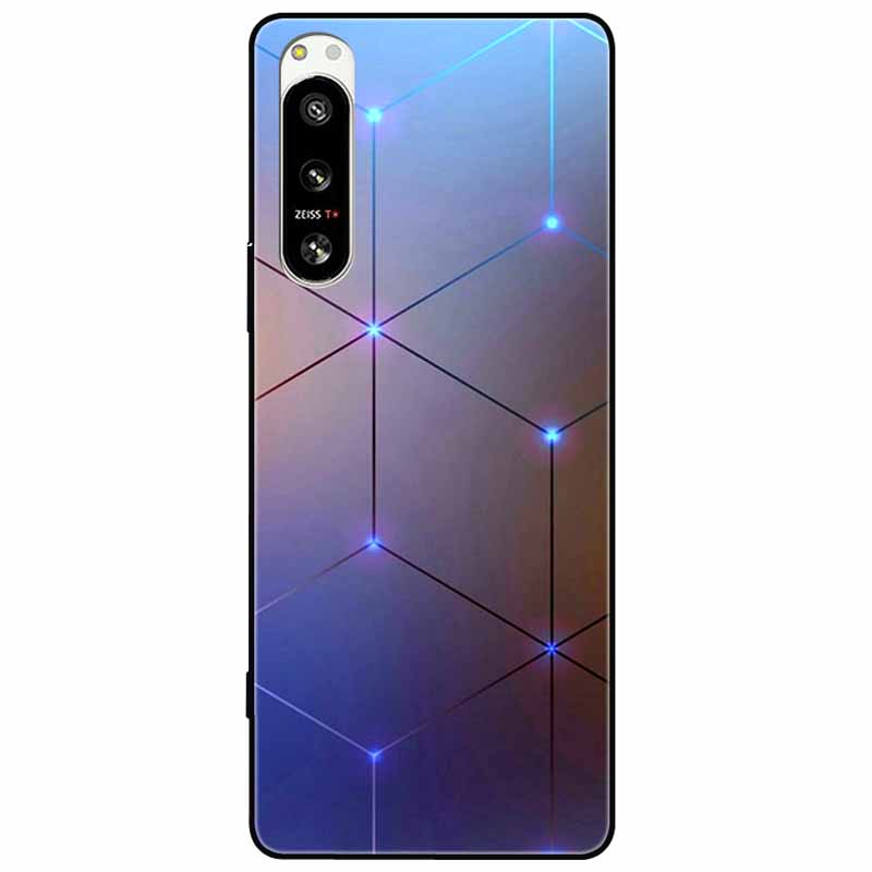 For Sony Xperia 5 IV / 1 IV Case 10IV Soft Silicone Flower Phone Back Cases For Sony Xperia 10 IV V Cover 5IV TPU Bumpers 10V