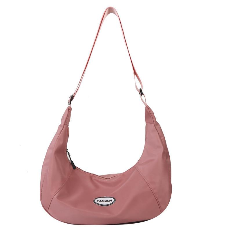 Trendy Large Capacity Dumpling Shape Shoulder Bag For Women Street Style Fashion 2023 Summer New Simple Single Shoulder Bag