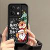 Для Xiaomi 13t Poco F6 X5 X6 Pro Redmi Note 13 12 11 10 Pro Рождественский узор лося конфетного цвета Защитный мягкий силиконовый чехол для объектива