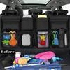 Car Trunk High Capacity Organizer Rear Seat Back Storage Bag Net Hanging Tidying Interior Pouch Auto Accessories Supplies Tools