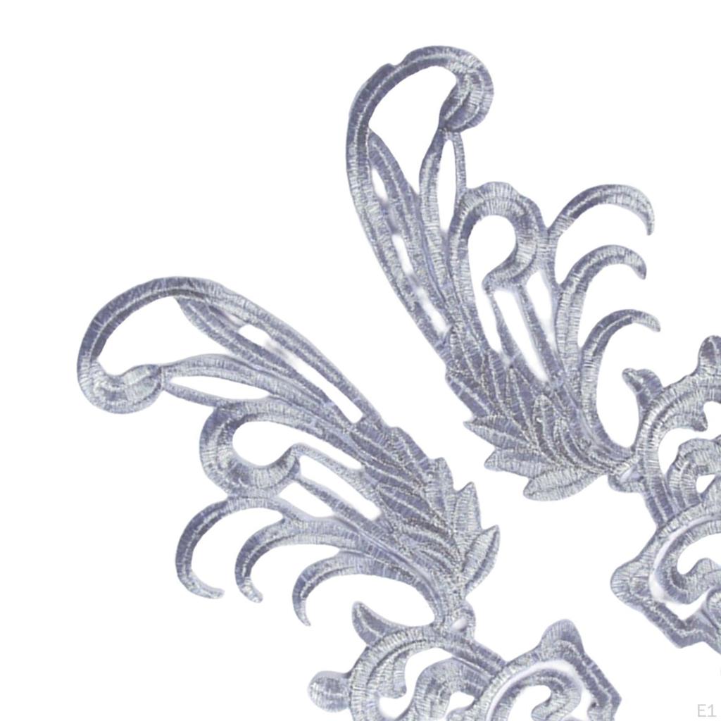 2 шт. Декорация для шитья и рукоделия Кружево 3D Наклейка-аппликация DIY для рукоделия Одежды Свадебные Джинсы