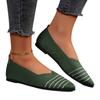 2024 New Women's Shoes High Quality Pointed Toe Shallow Mouth Women's Flat Shoes Cloth Slip-on Flat Heel Women's Flat Shoes