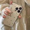 Прозрачный черный чехол для телефона с мелкими точками для Samsung Galaxy S21 S22 S23 S24 S25 Ultra Plus FE Note 20 Мягкий чехол