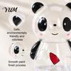 Money Saving Box Clear Panda Piggy Bank for Kids, Plastic Cash Coin Bank, Decorative Jar Decoration, Christmas Birthday Girls Boys