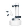 Electric Standing Peeler Multifunction Automatic Rotating Cutter Paring Tool for Kitchen Potato Vegetable FruitWhite