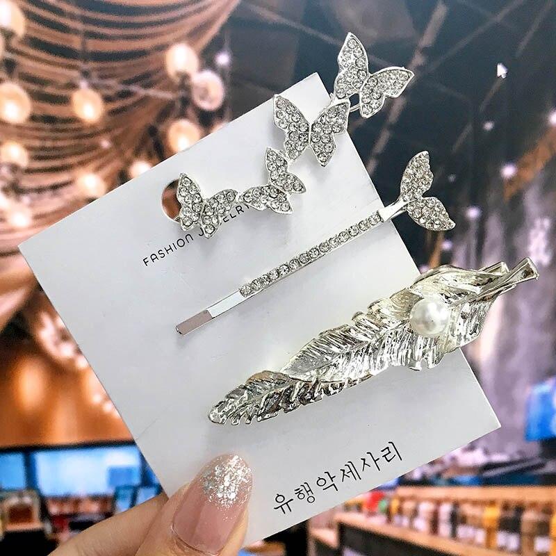 Модная заколка для волос Matel для женщин 2021, заколка для волос с геометрическим рисунком для девочек, заколка для волос с бантом и бабочкой, головные уборы, аксессуары для волос, подарок