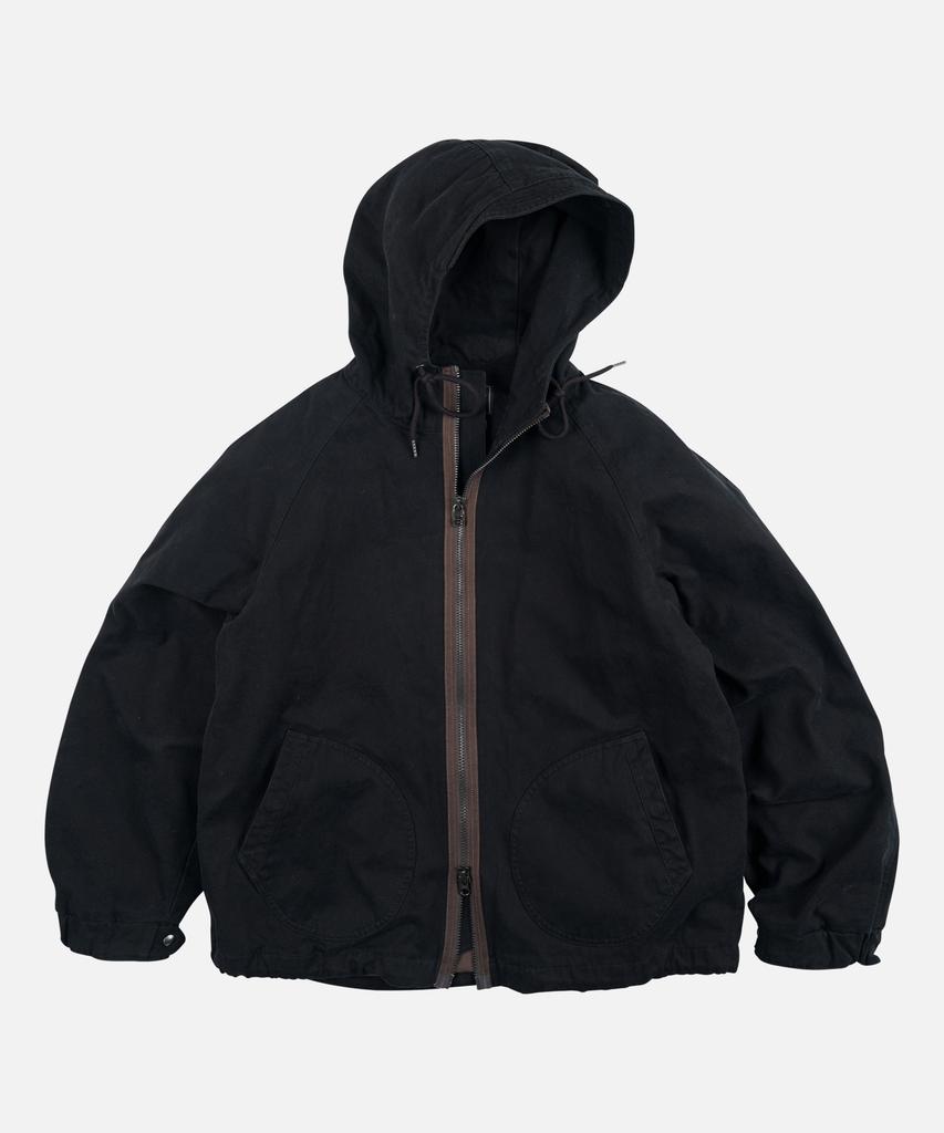 Парка с капюшоном Frizmworks из джинсовой ткани Jungle Cloth _ Черный