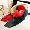Summer Fashion Versatile Rainbow Gradient Scarf Light and Breathable High-end Multifunctional Women's Pleated Scarf