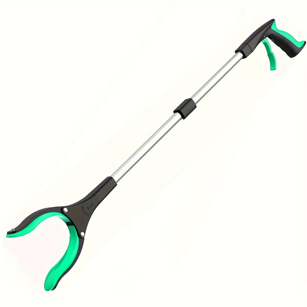 Grabbing Tool, Foldable Grabbing Tool, Suitable for Elderly Use, Wide Claw Garbage Picker, Lightweight Garbage Picker with A Strong Magnetic Tip.