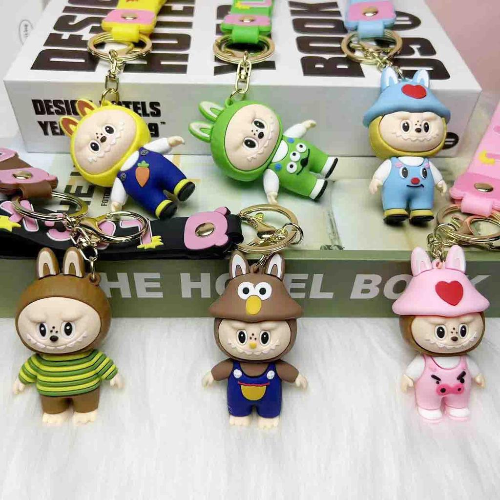 1 шт. Брелок-подвеска в виде овечки для пары, подвеска для ключей от машины или сумки