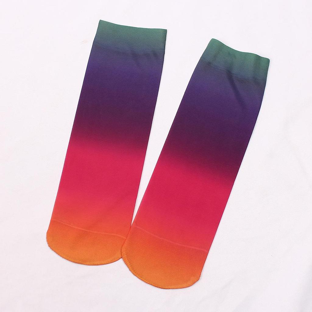 Короткие летние носки в женском стиле с различными милыми узорами