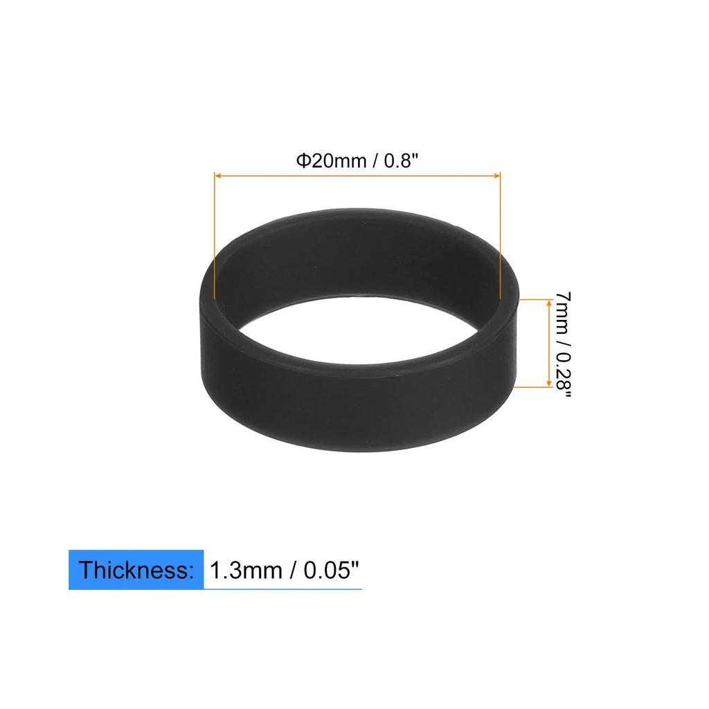 5/10/20 шт. Силиконовые резинки Резинки Кольца Кабельные стяжки Прочные эластичные резинки Нескользящие для обмотки шнуров, обвязки сумок