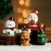 2025 New Small Christmas Decoration Desktop Ornament Santa Claus Snowman Gift for Creating Festive Atmosphere
