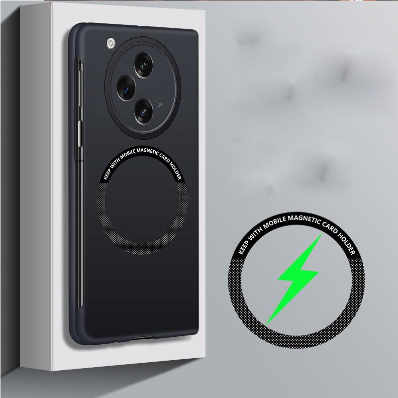 Для Magsafe Магнитный безрамочный жесткий чехол для ПК для Oppo Find N3 N2 Тонкий противоударный матовый чехол с беспроводной зарядкой для телефона FindN3 Ультратонкий