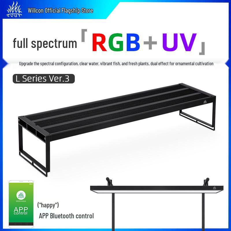 Welcome L Series WRGBUV Full Spectrum Light for Plant & Dragonfish Tanks