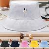 Realistic Crane Print Bucket Hat , Animal Sun Cap Spring Fashion Fit Basin Hat