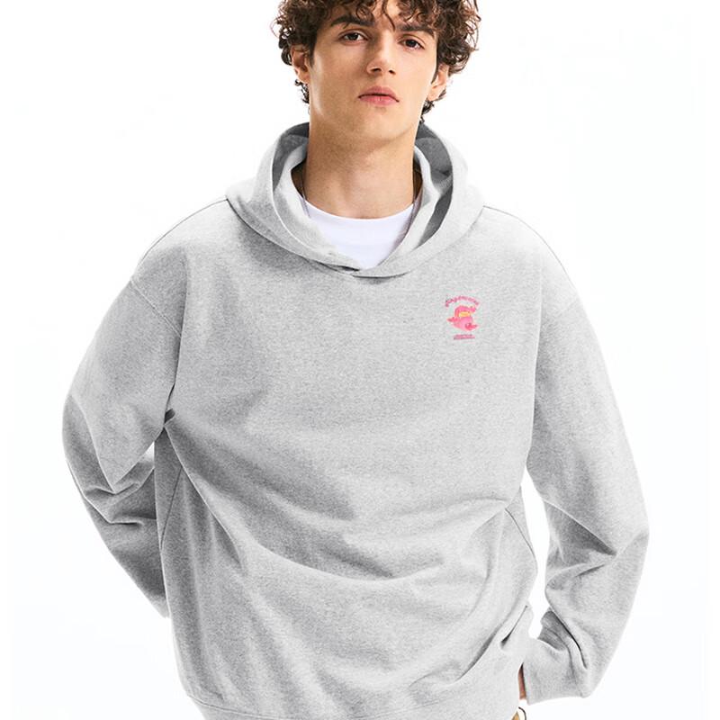 Fingercroxx IT Men's Chinese Style Fleece-Lined Hooded Sweatshirt