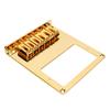 Guitar Bridge Metal Adjustable 6 String Bridge Accommodate Humbucking Pickups Gold