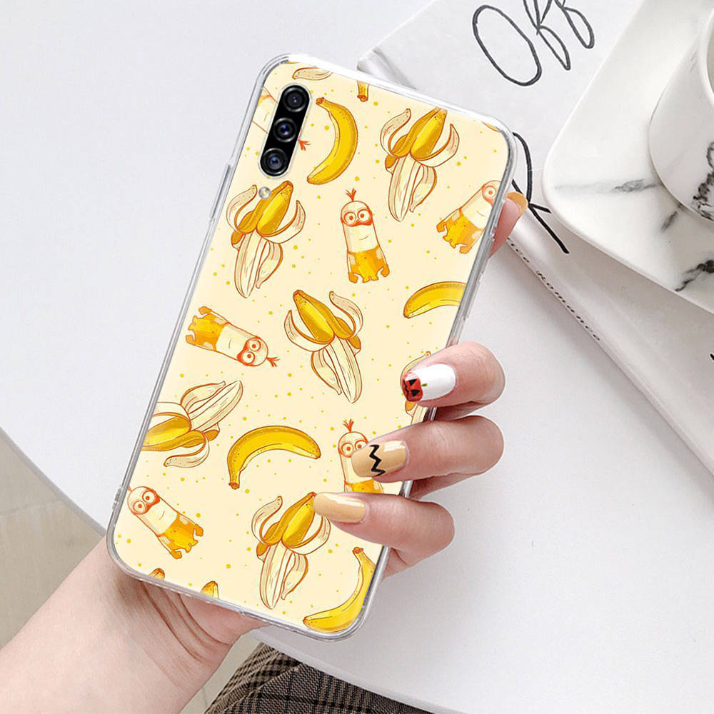 Прозрачный чехол для Samsung A04 A14 A23 A34 A54 M23 M33 M52 M53 Realme Narzo 50 50I 50a Prime C35 C55 C30S 10 9 Pro M-75 Забавные миньоны