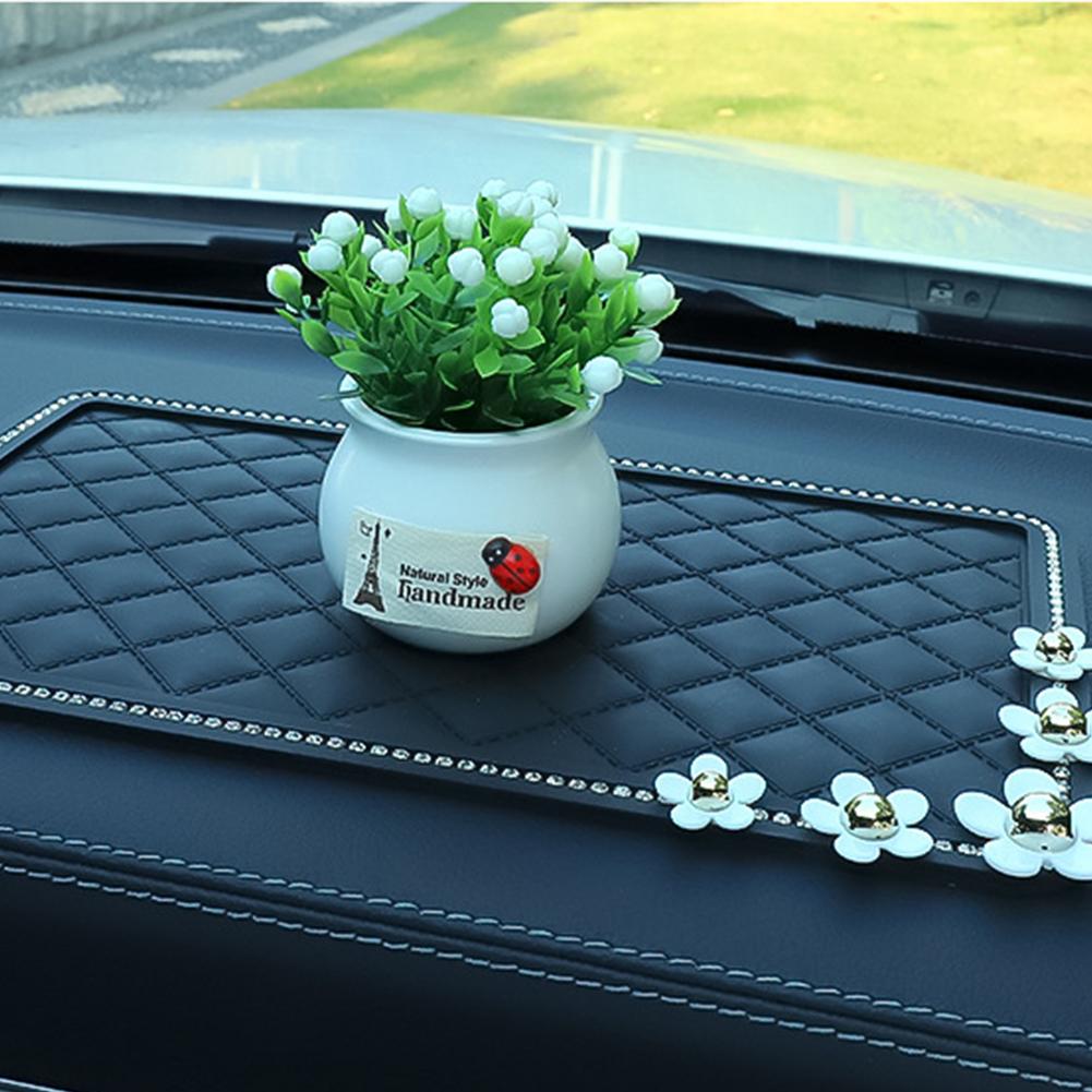 1 шт. Коврик для телефона на приборную панель автомобиля, Хранение на приборной панели, Нескользящий коврик, Многоразовый, Противоскользящий держатель для телефона