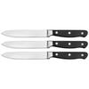 Premium High-Carbon Stainless Steel Utility Knife Set, 3-Pieces, Silver