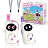 Kids Walkie Talkies Dinosaur Design Pink Purple 2PCS, Portable Handheld, Long Range Outdoor Adventure Toy