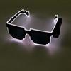 Bar Supplies Glowing Led Light Up Glasses LED Luminous Glasses Glowing Sunglasses Mosaic Glasses