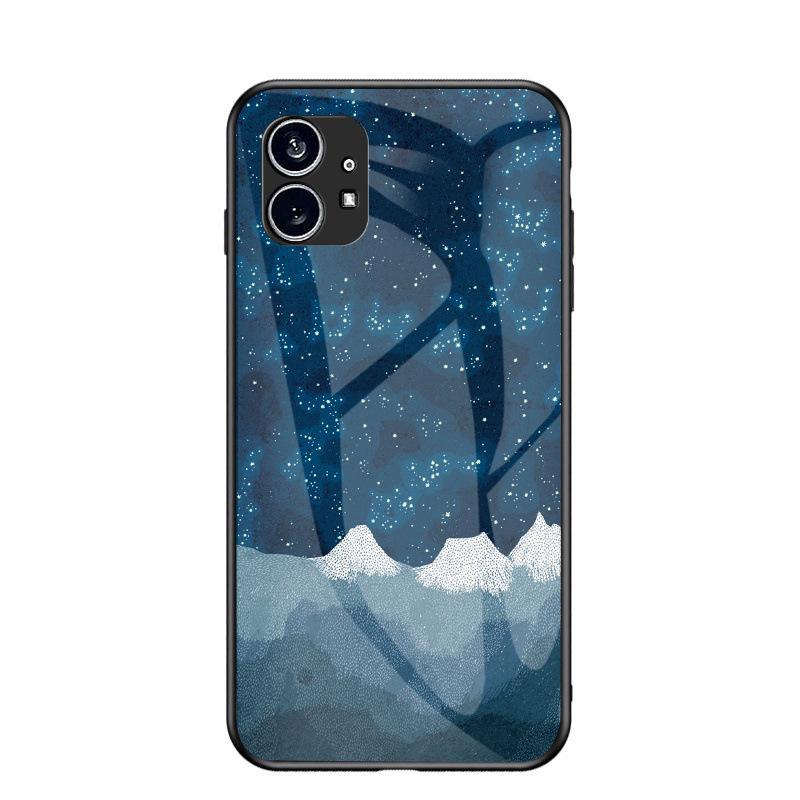 Чехол Nothing Phone Starry Sky Glass - защитный чехол с мягким краем