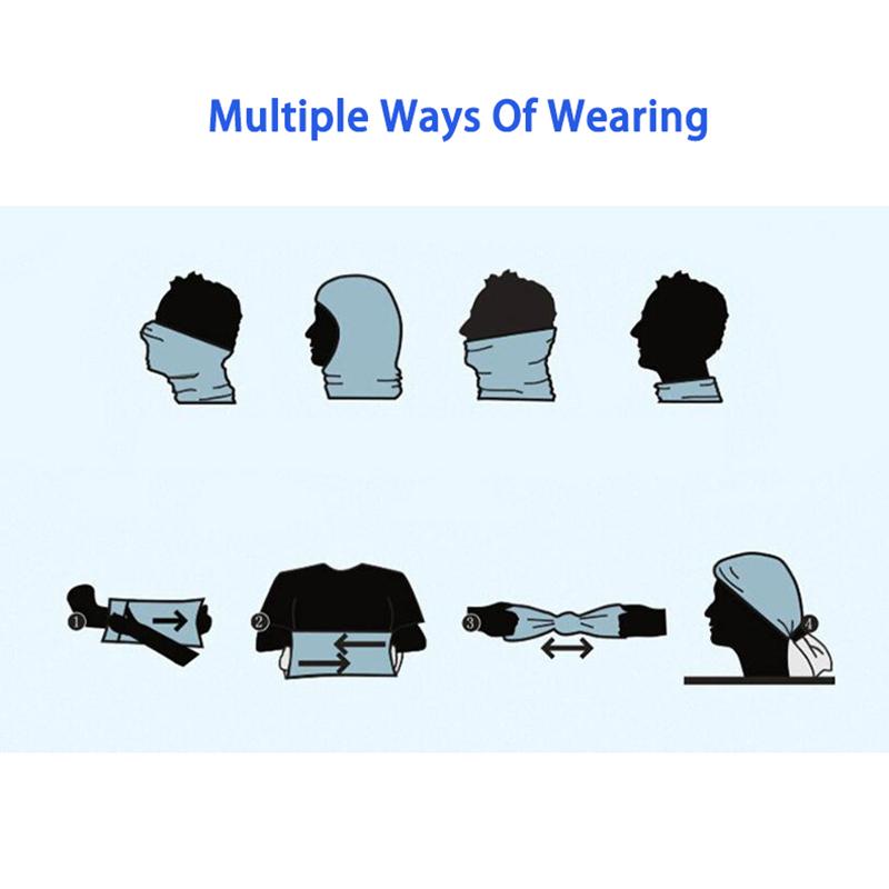 Winter Handkerchief Head Man Motorcycle Bandana Warm Cycling Neckerchief Skiing Mask Scarf Women Windproof Elastic Fishing