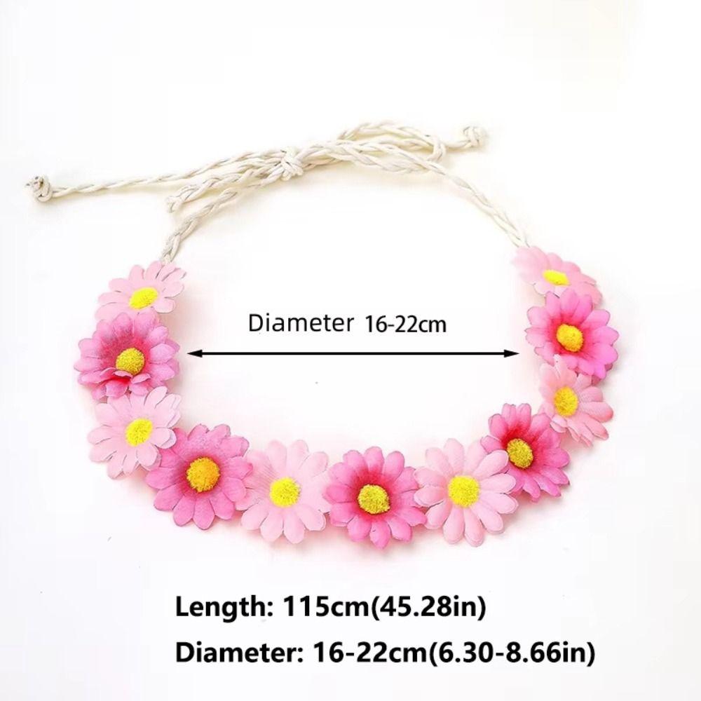 Flower Decoration Sunflower Headband Simulated Daisy Hairband Festival Hair Accessories