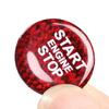 Red Carbon Fiber Engine Start/Stop Button Trim Ring For Alfa Romeo Tonale 22-24