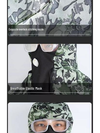 Промышленная пыленепроницаемая маска для лица и шаль для шлифовки, защита от пыли, идеально подходит для строительства и химического использования