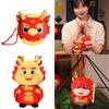 Этническая плюшевая игрушка-дракон, талисман удачи, кукла для корпоративных мероприятий и оптовых подарков