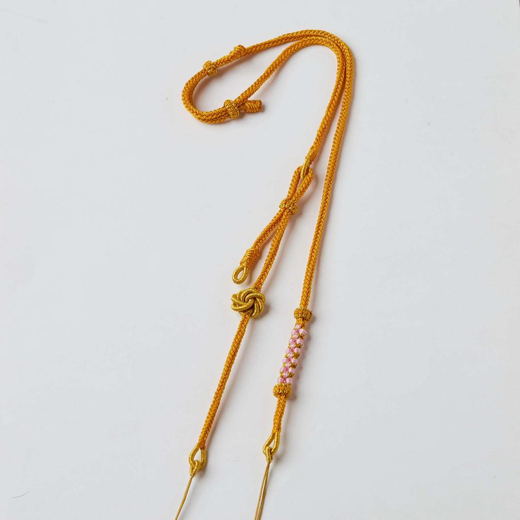 Ожерелье-подвеска ручной работы с регулируемой длиной, из восьми нитей с кулоном в виде кои