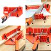 AUTOTOOLHOME Miter Box, Clamp-Type Miter Box, 3-Angle Cutting, 90 Horizontal, 45 Horizontal, and 22.5 Horizontal, for 2x4s, Compatible with Wood, S