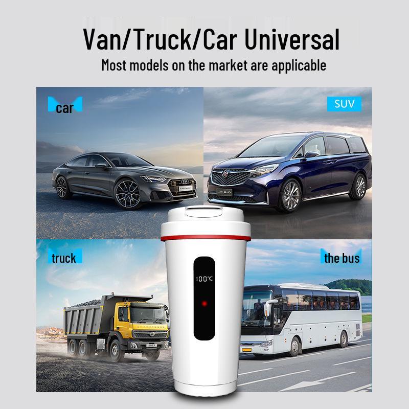 Универсальный дорожный автомобильный чайник из нержавеющей стали 12В/24В