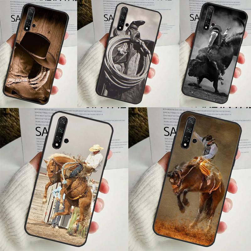 Extreme Sport Rodeo Cowboy Funda For Huawei Nova Y91 Y90 Y70 Y60 Y61 9 10 SE 11i 8i 7i 3i 5T P30 P40 Lite P60 Pro Case