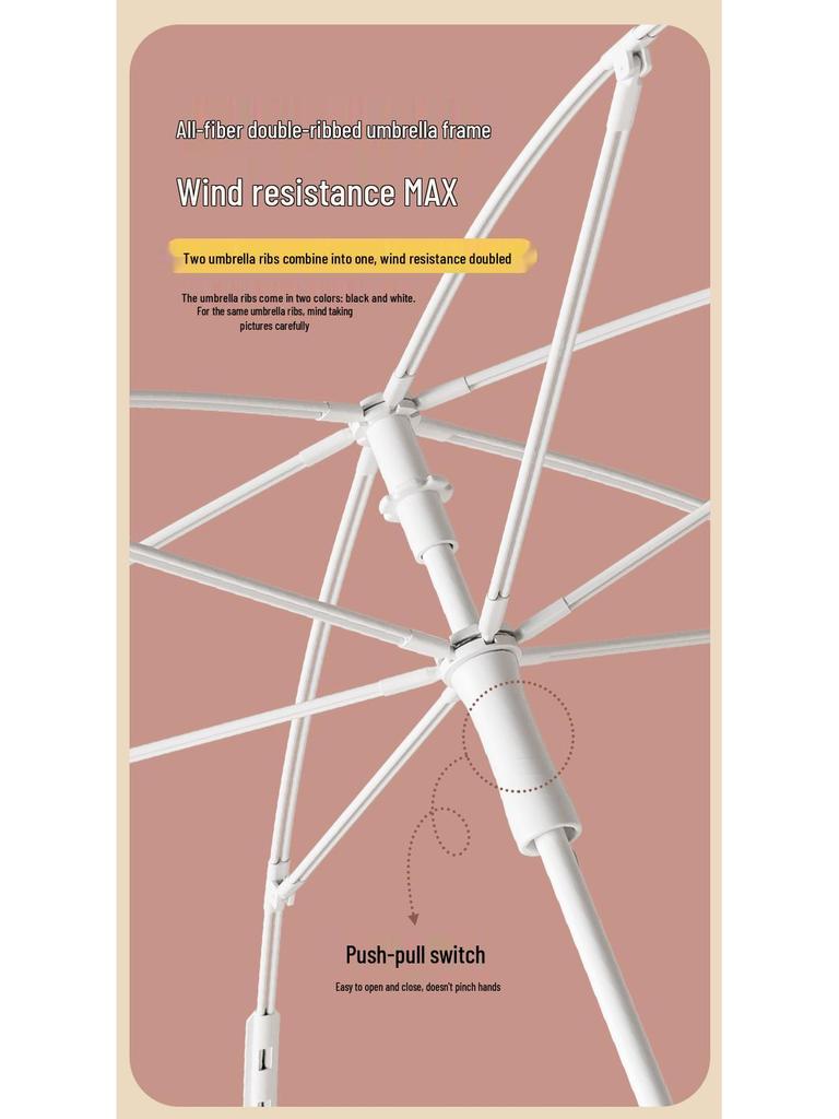 Детский зонт с защитой от УФ-излучения: Длинная ручка, В дождь или в солнечную погоду, Усиленная и увеличенная для учеников начальной школы, Мальчиков и девочек