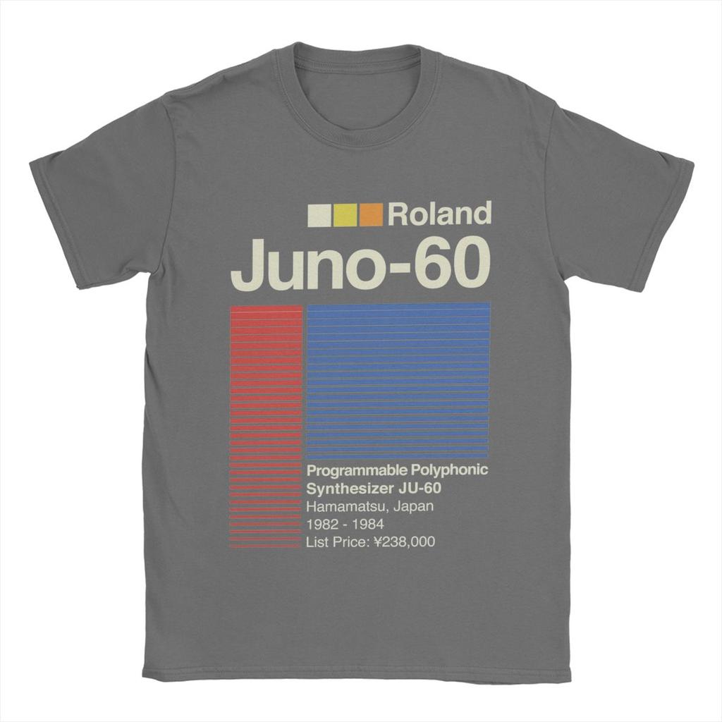 Мужская футболка Juno 60 Horizontal Roland, хлопковая одежда, новинка, футболка с коротким рукавом и круглым вырезом, подарочная футболка