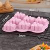 Bear Chocolate Mold Heart Silicone Candy Mold Cute Ice Cube Ice Tray Fondant Molds DIY Birthday Party Cake Decorating Tools