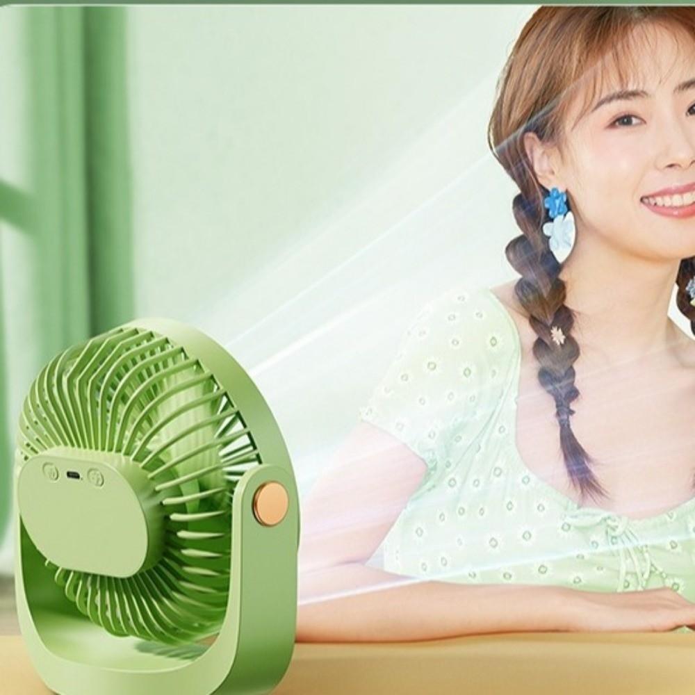 5 Speeds Ceiling Fan 360° Rotation Electric Table Fan Portable Desktop Fan Bedroom