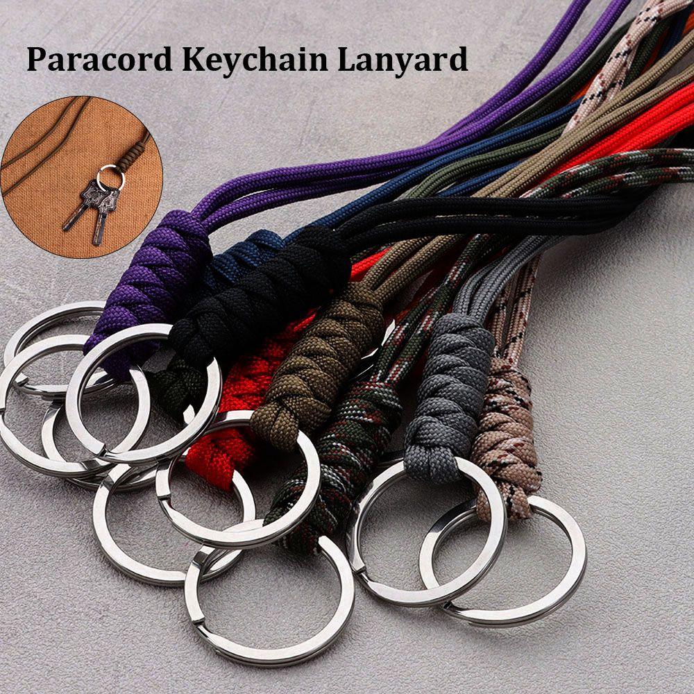 45cm/14cm Round Buckle 20 Styles High Strength Lanyard High Quality Backpack Key Ring  Outdoor Tool
