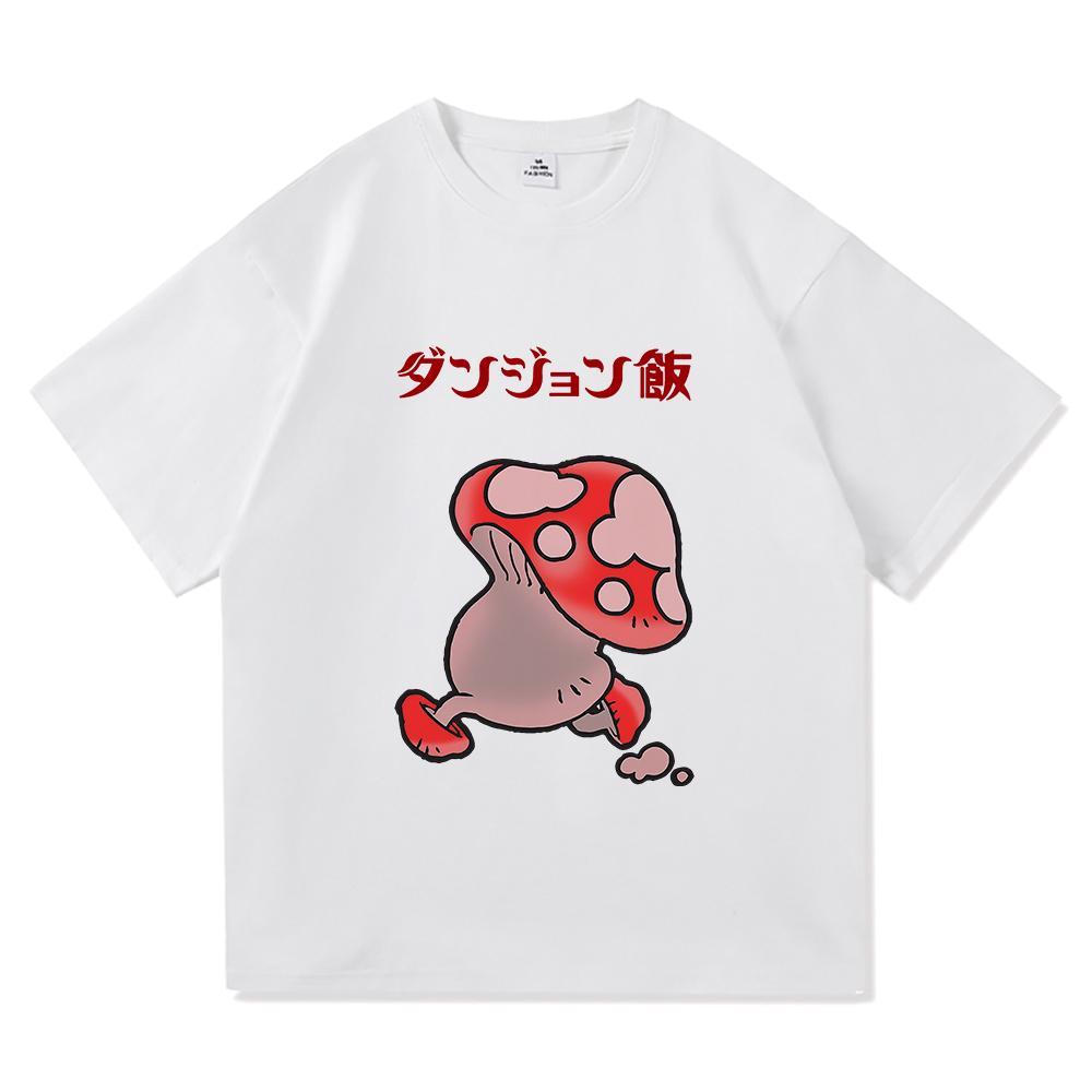 Dungeon Meshi Chimera Anatomy Diagram Graphic T Shirt Unisex Unisex Anime Vintage Gothic Loose Y2k Unisexga Fan Short Sleeve Tops