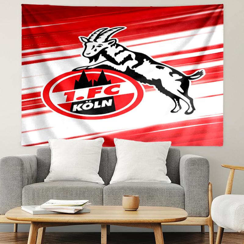 FC Koln Print Tapestry, Lightweight Wall Hanging, for Bedroom, Dorm, Living Room, Home Art Decor, Birthday Christmas Gift for Friends