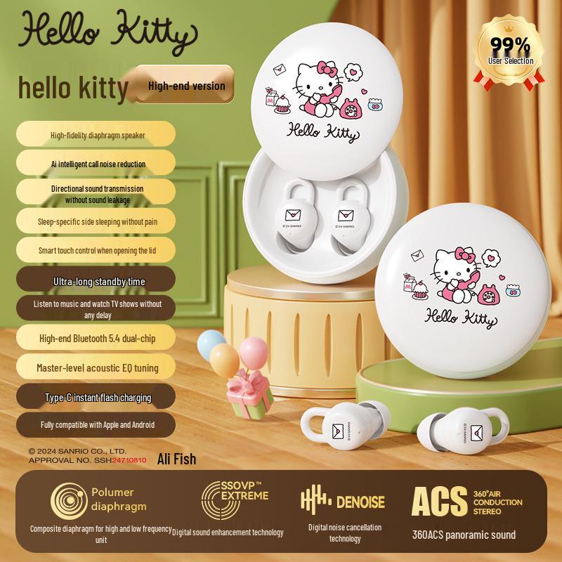 Sanrio Licensed True Wireless Bluetooth Sleep & Sports Earphones